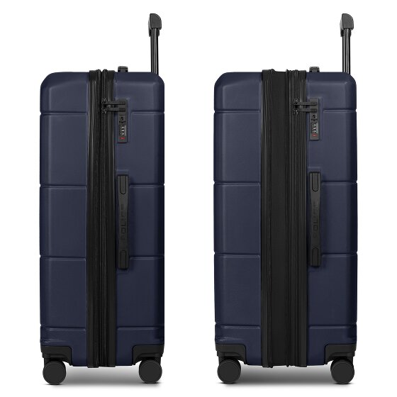 Police London 4 ruedas Carrito 74 cm con pliegue de expansión