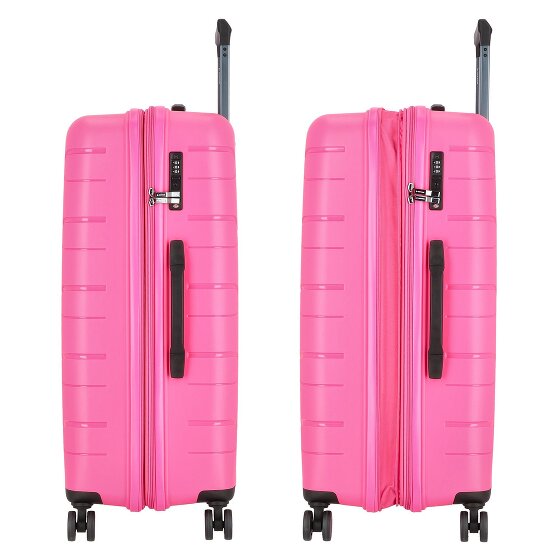 Polestream Strz by Asteroid 4 ruedas Carrito L 74 cm con pliegue de expansión