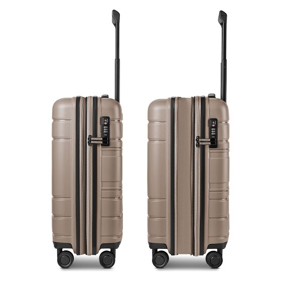 Redolz Essentials 11 4 ruedas Trolley de cabina 55 cm Con fuelle expandible