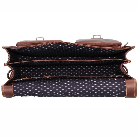 Buckle & Seam Nevada maletín de cuero 42 cm compartimento para portátil