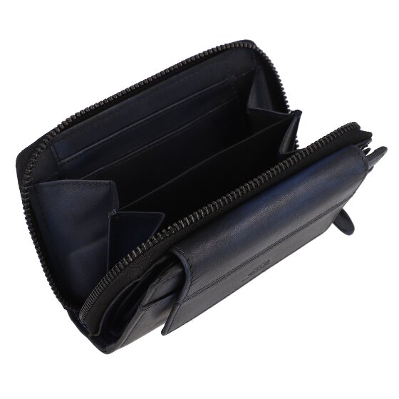 Greenburry Destressed Cartera Protección RFID Piel 13.5 cm