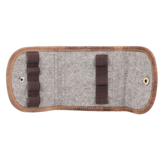 Greenburry Bolsa de caza vintage cuero 11 cm