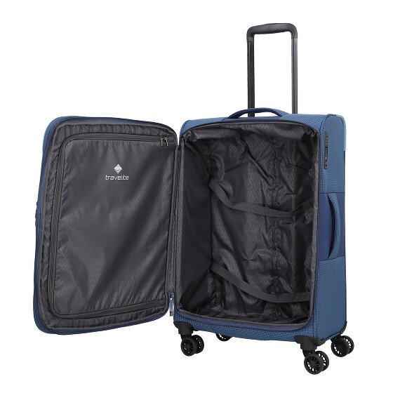 Travelite Corsiica 4 ruedas Carrito M 67 cm con pliegue de expansión