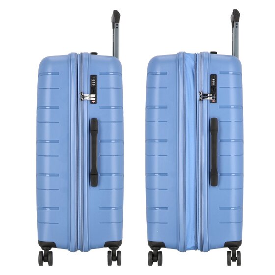 Polestream Strz by Asteroid 4 ruedas Carrito L 74 cm con pliegue de expansión