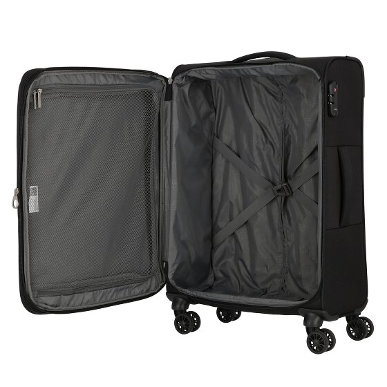 American Tourister Avantour 4 ruedas Juego de maletas 3 piezas con pliegue de expansión