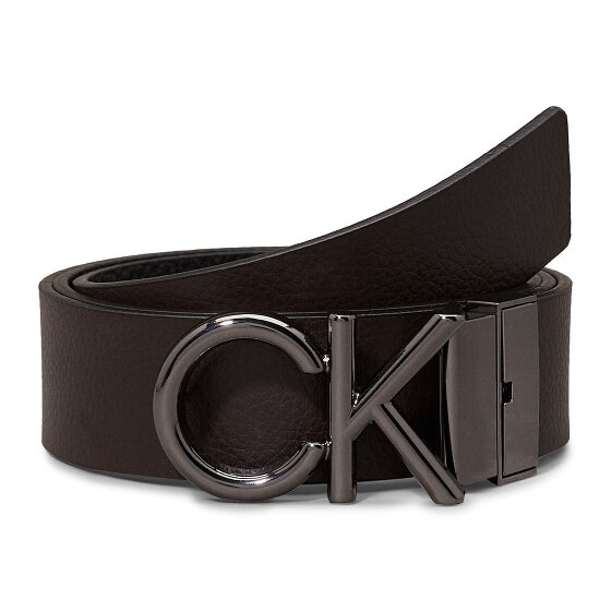 Calvin Klein CK Metal Bombe Cinturón Piel