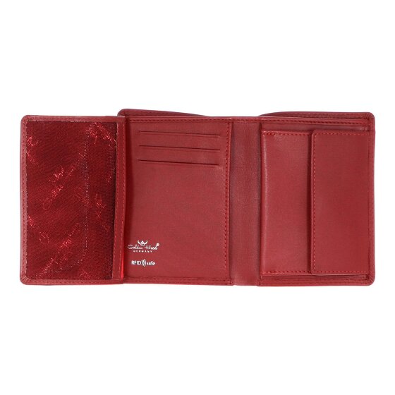 Golden Head Polo Cartera Bloqueo RFID Piel natural 9 cm