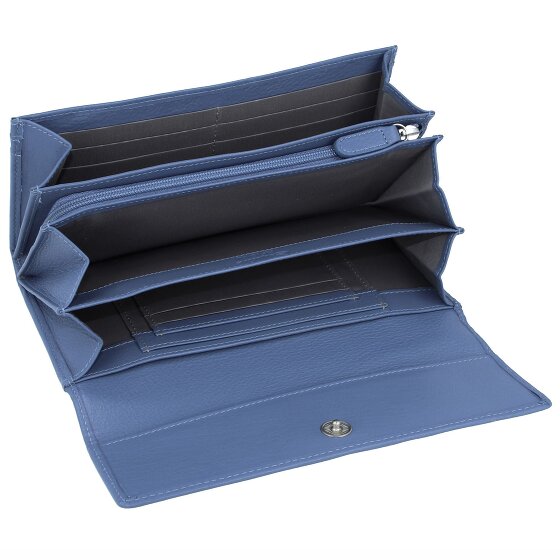 Esquire Billetera Viktoria de cuero RFID 18,5 cm