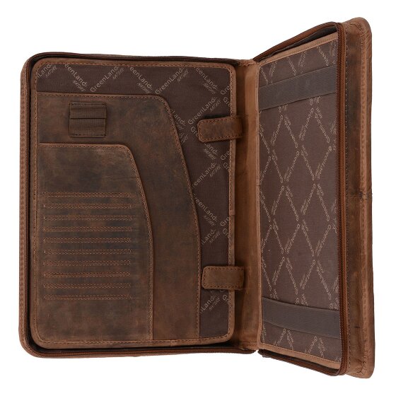 Greenland Nature Estuche de escritura Montenegro de cuero 34 cm