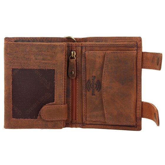 Greenland Nature Billetera Montenegro de cuero RFID 9 cm