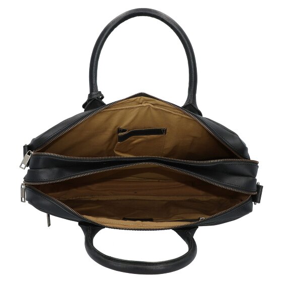 Burkely Maletín Taylor Vintage Piel 40 cm Compartimento para portátil