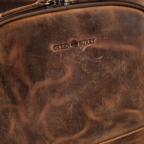 Greenburry Vintage Mochila de negocios Piel 36.5 cm Compartimento para el portátil