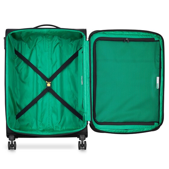 Delsey Paris x United Colors of Benetton Colour Block Trolley de 4 ruedas 77cm con pliegue de expansión