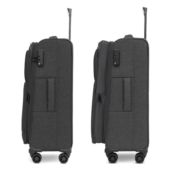 Redolz Essentials 12 MEDIUM Trolley de 4 ruedas 67 cm con pliegue de expansión