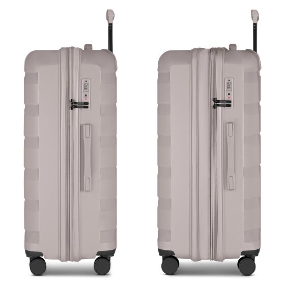 d&n South Dakota 4 ruedas Carrito L 76 cm con pliegue de expansión