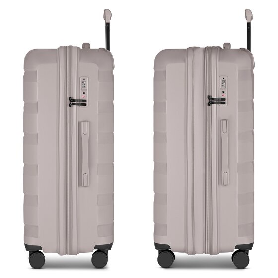 d&n South Dakota 4 ruedas Carrito L 76 cm con pliegue de expansión