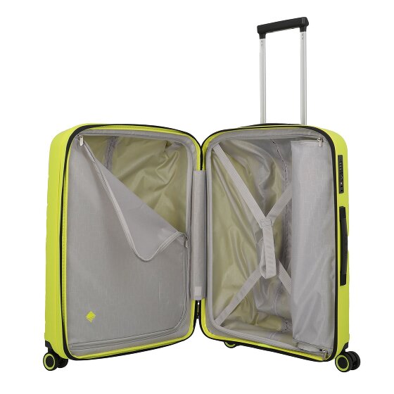 Travelite Burano 4 ruedas Juego de maletas 3 piezas con pliegue de expansión