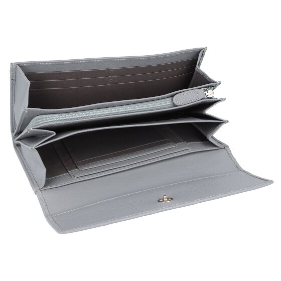 Esquire Billetera Viktoria de cuero RFID 18,5 cm