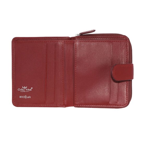 Golden Head Polo Cartera Bloqueo RFID Piel natural 10.5 cm