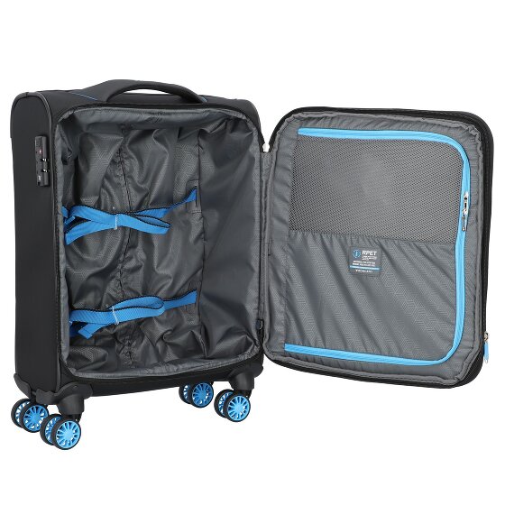 Roncato Trolley de cabina Crosslite de 4 ruedas 55 cm