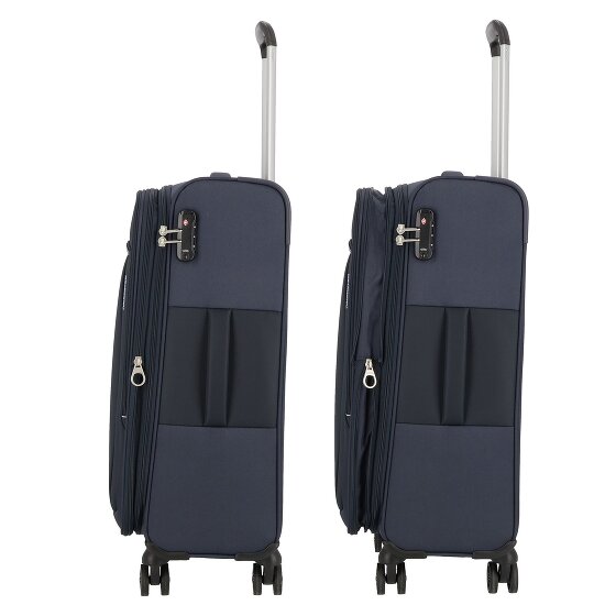 American Tourister Avantour 4 ruedas Juego de maletas 3 piezas con pliegue de expansión