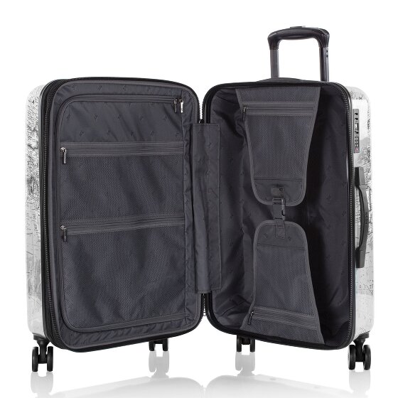 Heys Black Camo 4 ruedas Carrito M 66 cm con pliegue de expansión
