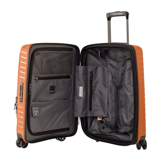 Stratic Novium 4 ruedas Carro de la cabina S 55 cm Compartimento para el portátil con pliegue de expansión