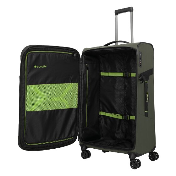 Travelite Briize 4 ruedas Carrito L 78 cm con pliegue de expansión