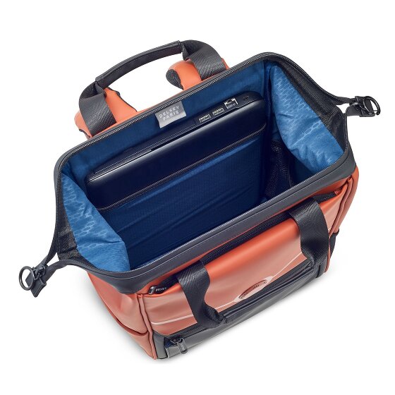 Delsey Paris Turenne Soft Mochila de día Protección RFID 39 cm Compartimento para el portátil