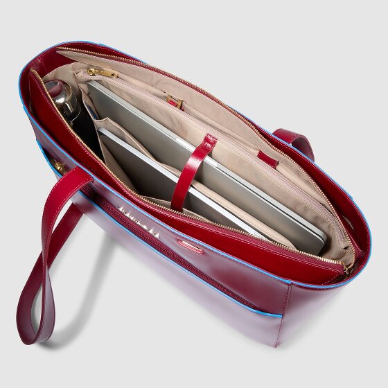 Piquadro Blue Square Bolsa de compras Piel 40 cm