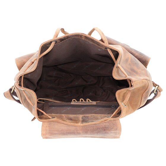 Greenburry Mochila vintage de cuero 40 cm