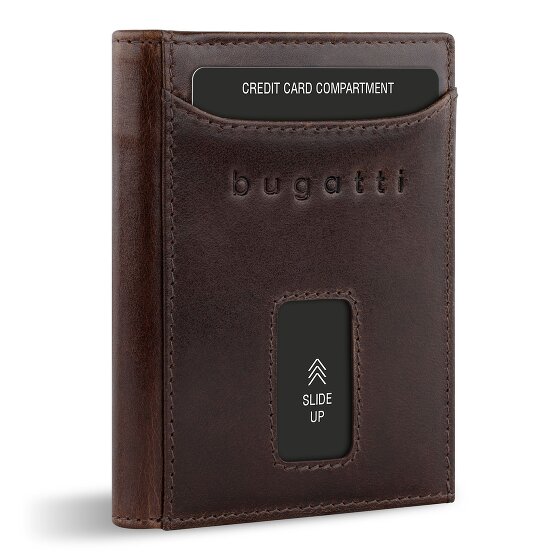 bugatti Secure Slim Cartera Protección RFID Piel 8 cm