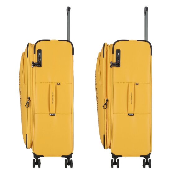 Mandarina Duck Eco Coated 4 ruedas Trolley L 78 cm Con fuelle expandible