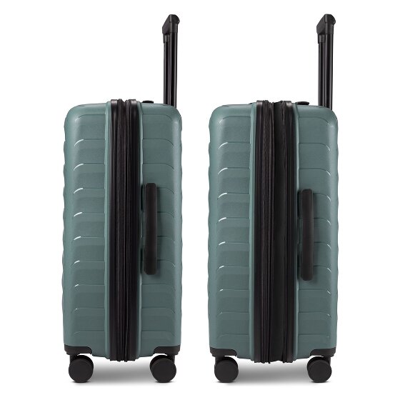 d&n Toronto 4 ruedas Carrito M 65 cm con pliegue de expansión