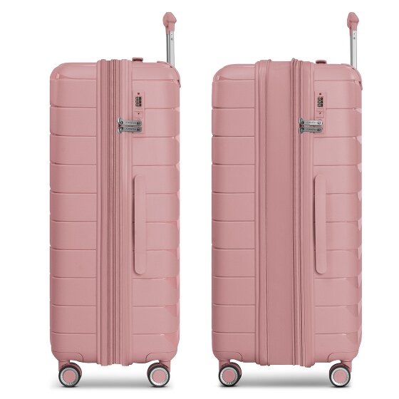 Franky London 4 ruedas Carrito L 74 cm con pliegue de expansión