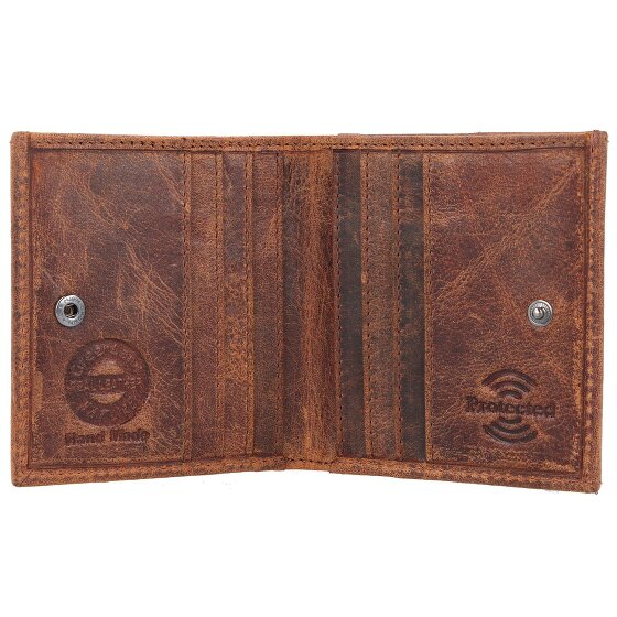 Greenland Nature Cartera Montana de cuero RFID 10 cm