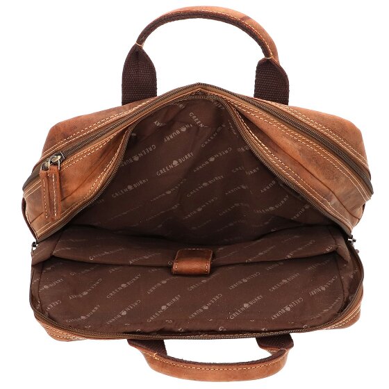 Greenburry Mochila Vintage Piel 38 cm Compartimento para portátil