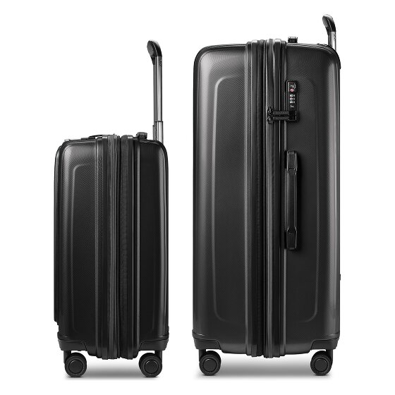 Redolz Juego de maletas Essentials 14 de 4 ruedas Compartimento para portátil de 2 piezas con pliegue extensible