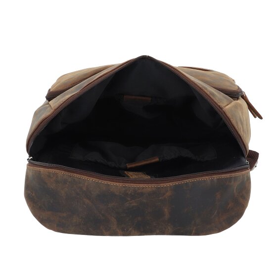 Plevier Hertz Mochila de día Piel 45 cm Compartimento para el portátil