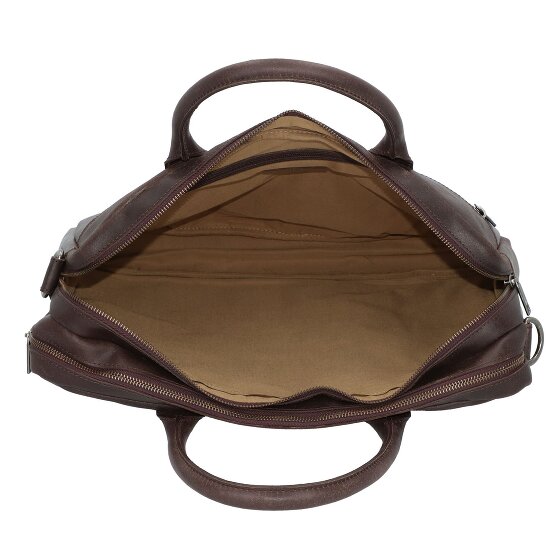 Burkely Maletín Taylor Vintage Piel 40 cm Compartimento para portátil