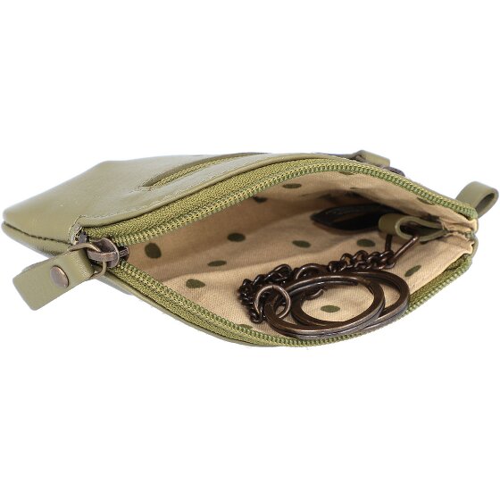 Esquire Estuche para llaves de Perú de cuero de 11 cm