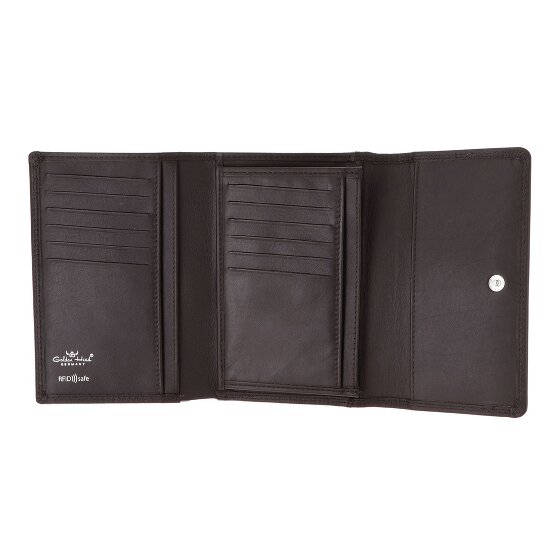 Golden Head Polo Cartera Bloqueo RFID Piel natural 14 cm