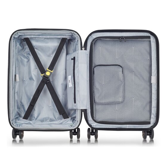 Delsey Paris Trolley de cabina Shadow 5.0 de 4 ruedas Compartimento para portátil de 55 cm con pliegue de expansión