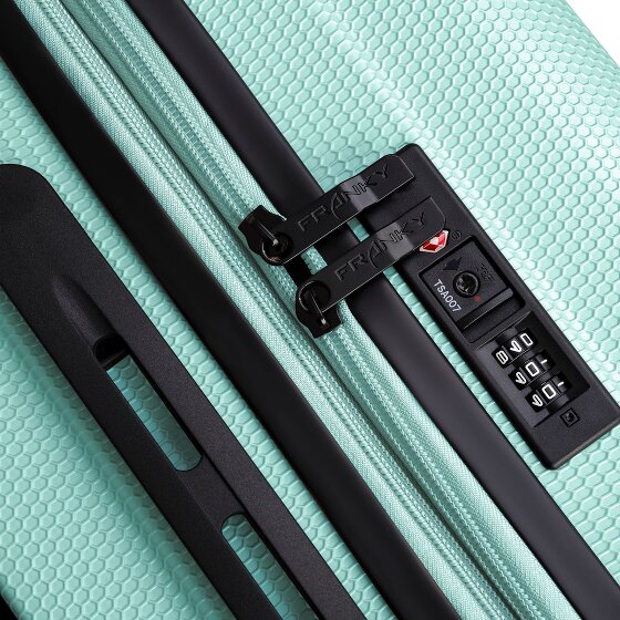Franky Juego de maletas Munich 4.0 de 4 ruedas, 3 piezas con plegado extensible