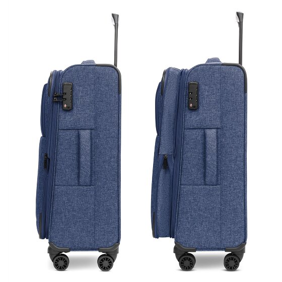 Redolz Essentials 12 MEDIUM Trolley de 4 ruedas 67 cm con pliegue de expansión