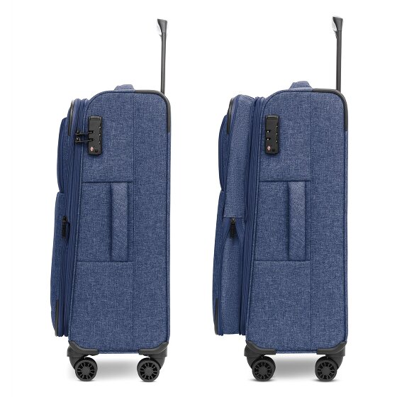 Redolz Essentials 12 MEDIUM Trolley de 4 ruedas 67 cm con pliegue de expansión