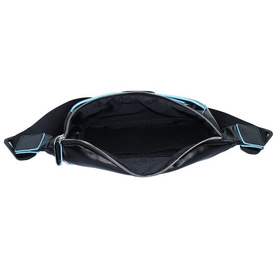 Piquadro Riñonera Cuadrada Azul Piel 29 cm