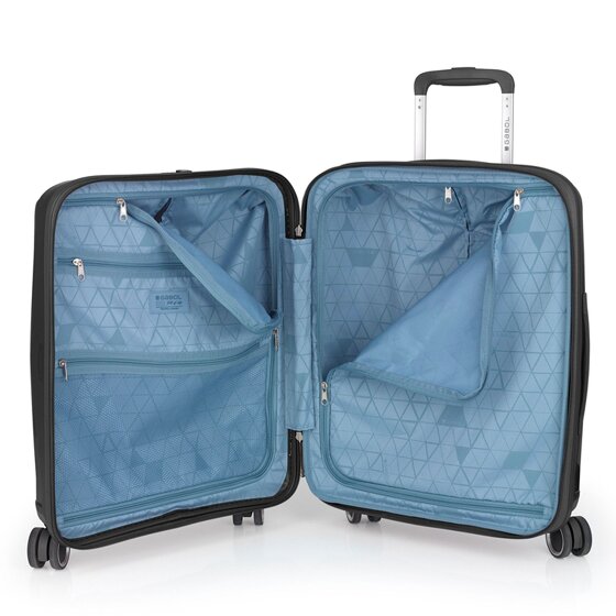 Gabol Queens 4 ruedas Carro de la cabina S 54 cm con pliegue de expansión