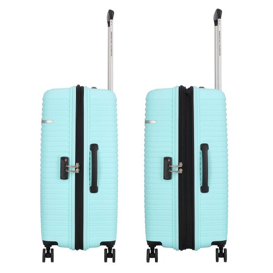 American Tourister Liftoff 4 ruedas Juego de maletas 3 piezas con pliegue de expansión