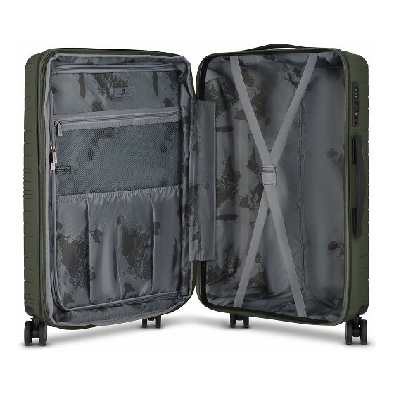 Franky Dallas 3.0 Trolley de 4 ruedas M 65 cm con plegado extensible